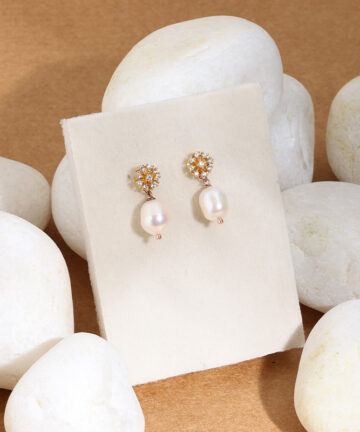 Lila 2 in 1 earring