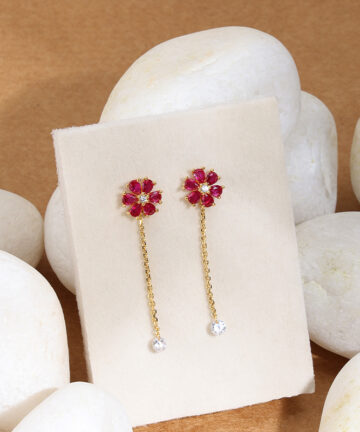 Merlot 2 in 1 earring
