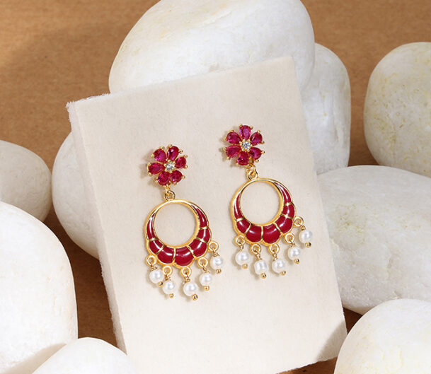Rubina 2 in 1 earring