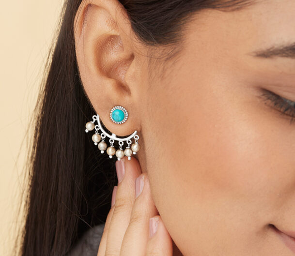 Sanchana - 2 in 1 earring