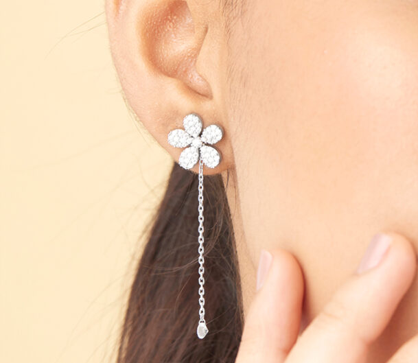 Plumeria Love - 2 in 1 earring