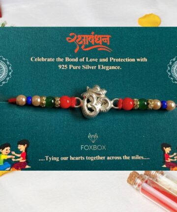 OM Silver Rakhi