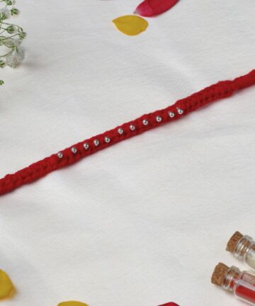 Rakshamoli 10 Beads (Maroon)