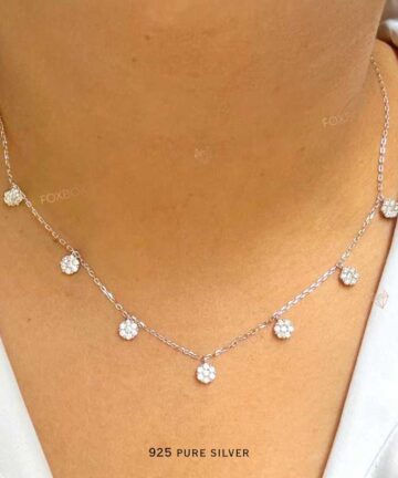 Cz Charm Necklace 1