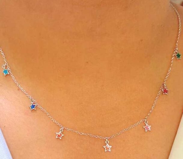 Star charms necklace